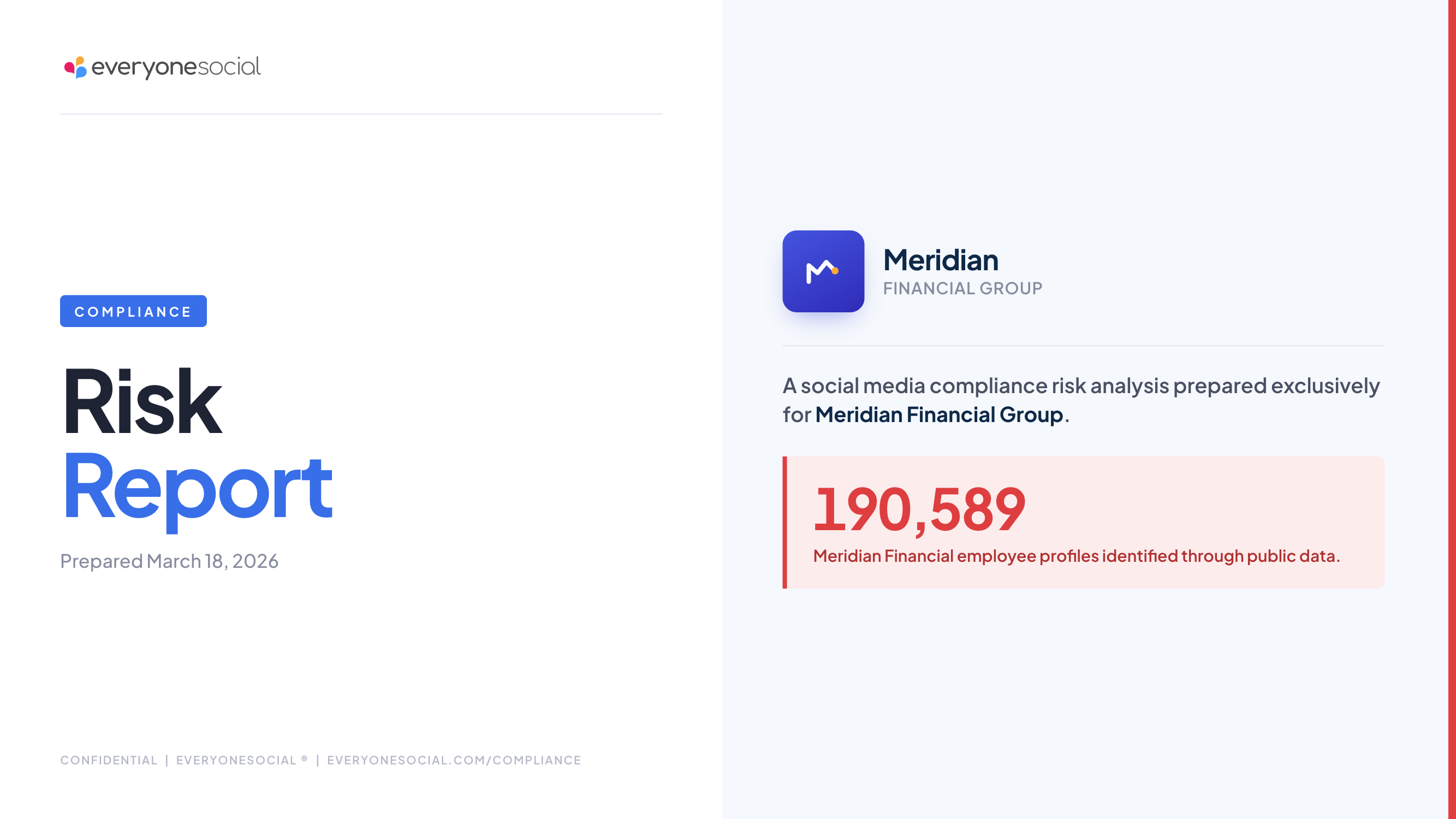 Compliance Risk Report cover