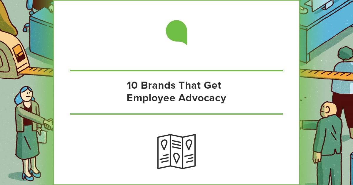 The Best Employee Advocacy Examples Guide cover
