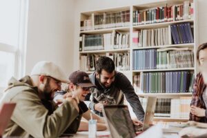 employees using social media in office