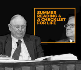 Summer reading & a checklist for life.