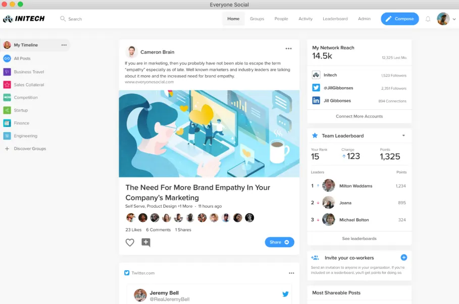 EveryoneSocial. 