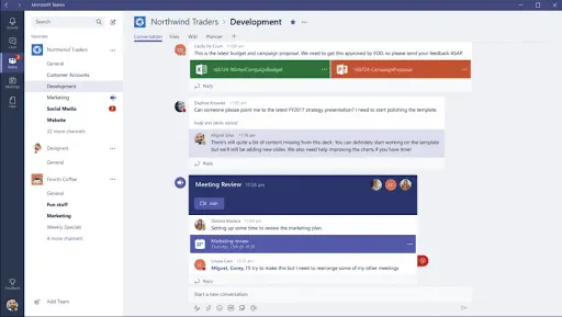 View of Microsoft Teams Platform