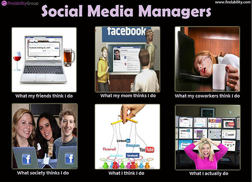 social media managers meme