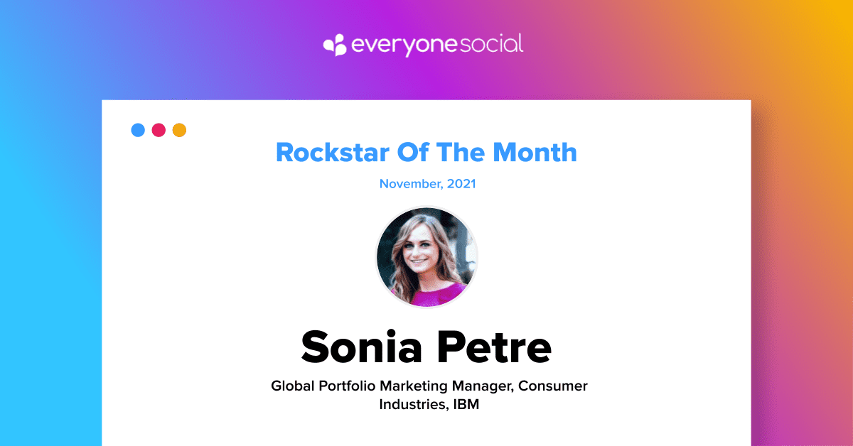 Rockstar of the Month: Sonia-Denisa Petre