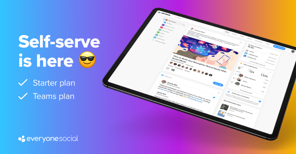 EveryoneSocial self-serve