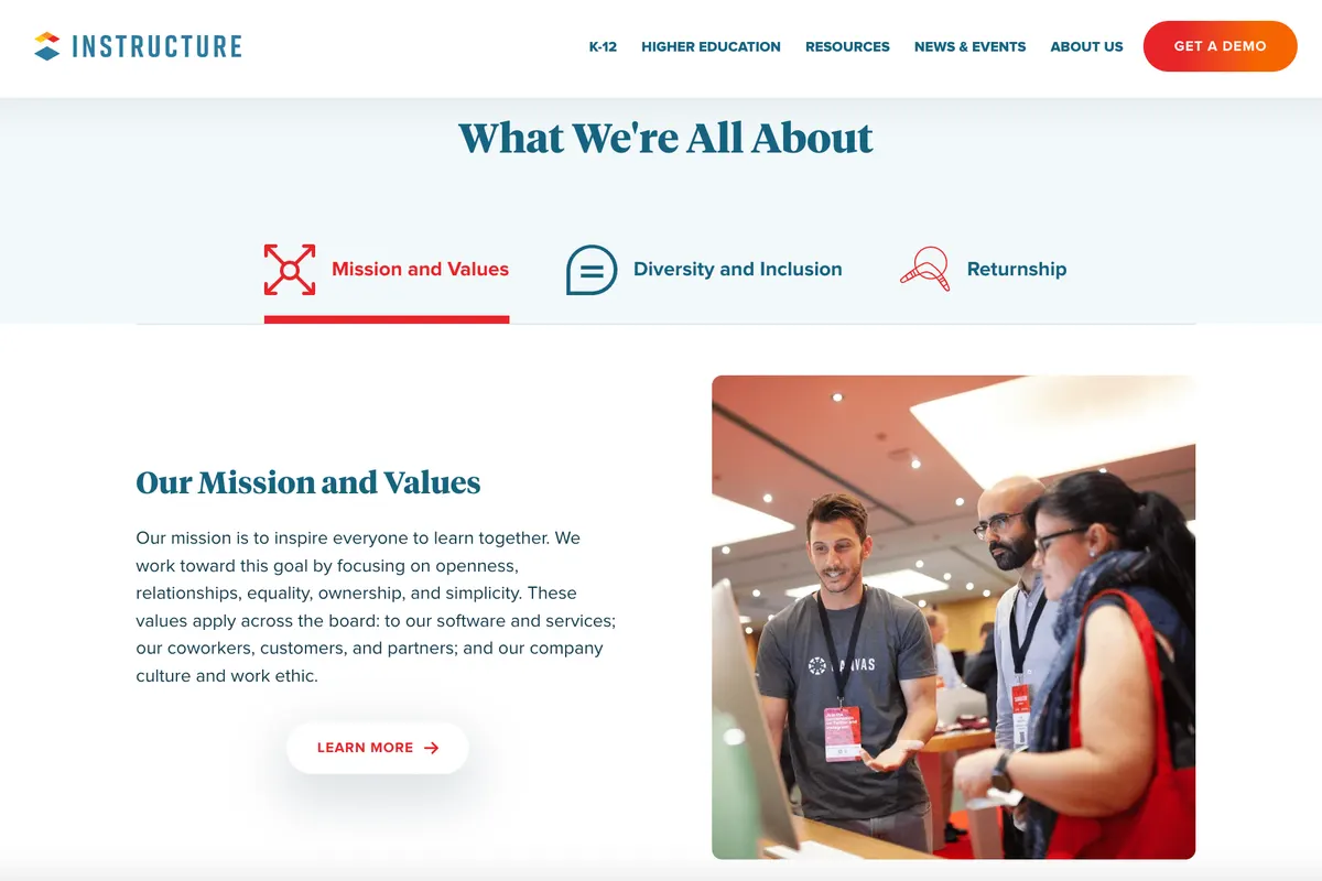 instructure careers page